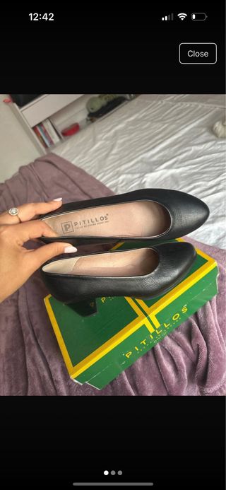 Zapatos Pitillos Negros Talla 37