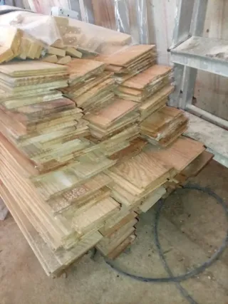 Solo hoy, 175€! Friso de madera 2,40 largo x 11