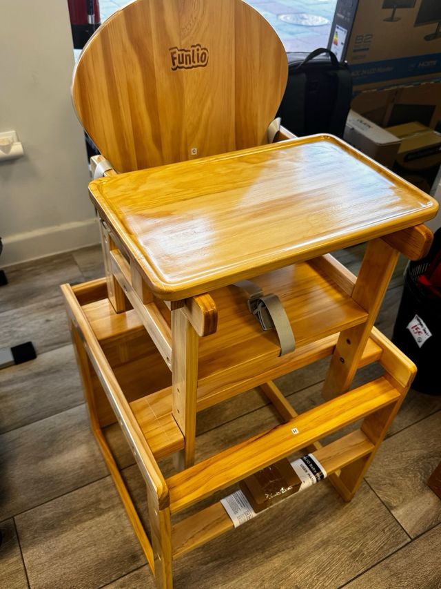 Silla alta convertible bebé 2 en 1 Funlio - miniatura 4