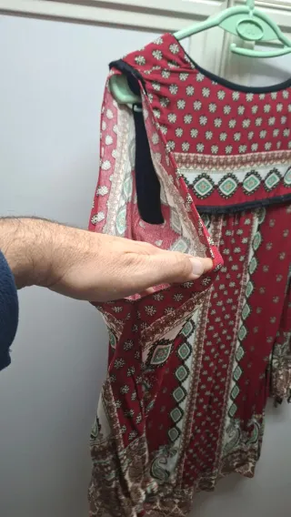 Blusa Boho Bershka Talla S