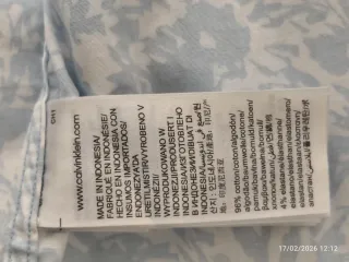 Camisa Calvin Klein Slim Fit Estampada