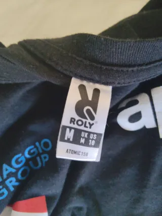 Camiseta Aprilia Racing Negra Talla M