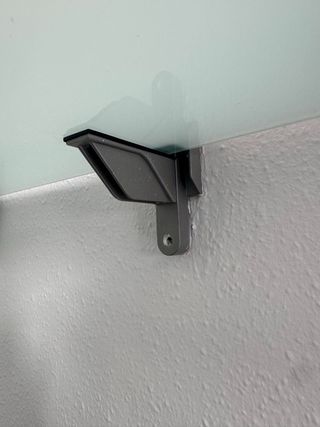 Estante de cristal aguamarina