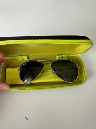 Gafas de sol Ray-Ban Aviator niño doradas