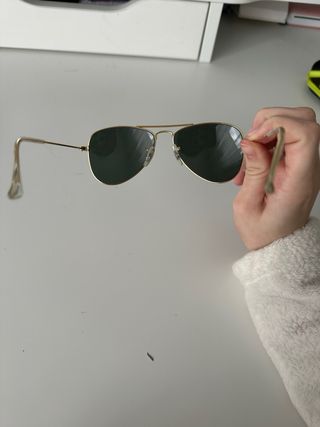 Gafas de sol Ray-Ban Aviator niño doradas