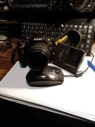 Cámara Nikon D3200 Reflex Negra