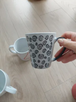 Lote 2 Tazas Café Cerámica