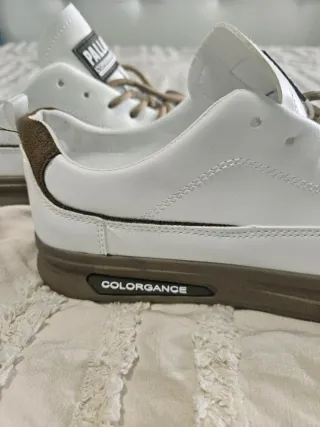 Zapatos casuales blancos talla 44