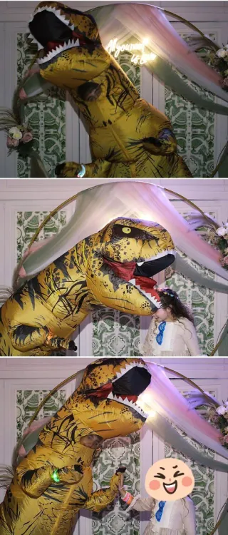 Disfraz T-Rex Hinchable Adulto