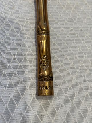 Cubertería tailandesa bronce 144 piezas mod. Bambú