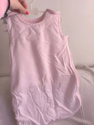 Saco abrigo bebé rosa