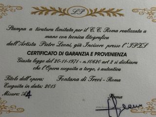 Coppia Litografie Roma - Fontana Barcaccia