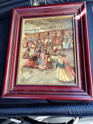 Cuadro pequeño estilo antiguo