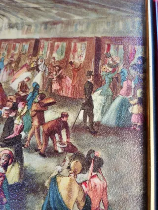 Cuadro pequeño estilo antiguo