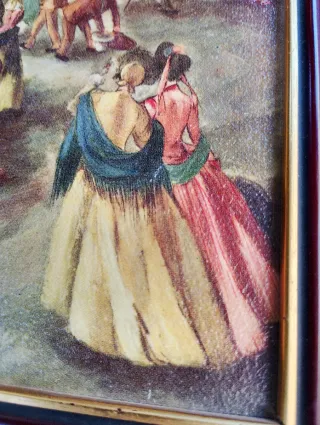 Cuadro pequeño estilo antiguo