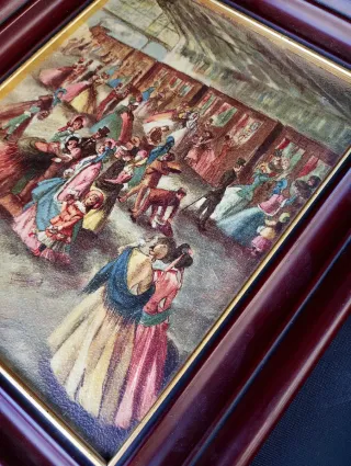 Cuadro pequeño estilo antiguo