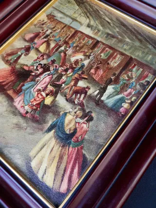 Cuadro pequeño estilo antiguo