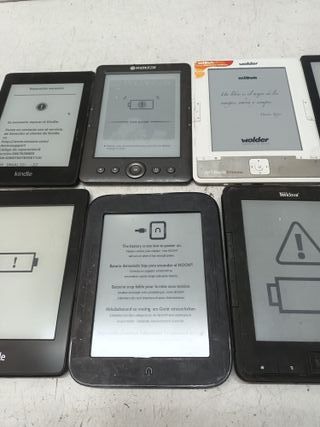 Lote de 9 e-book para reparar, piezas