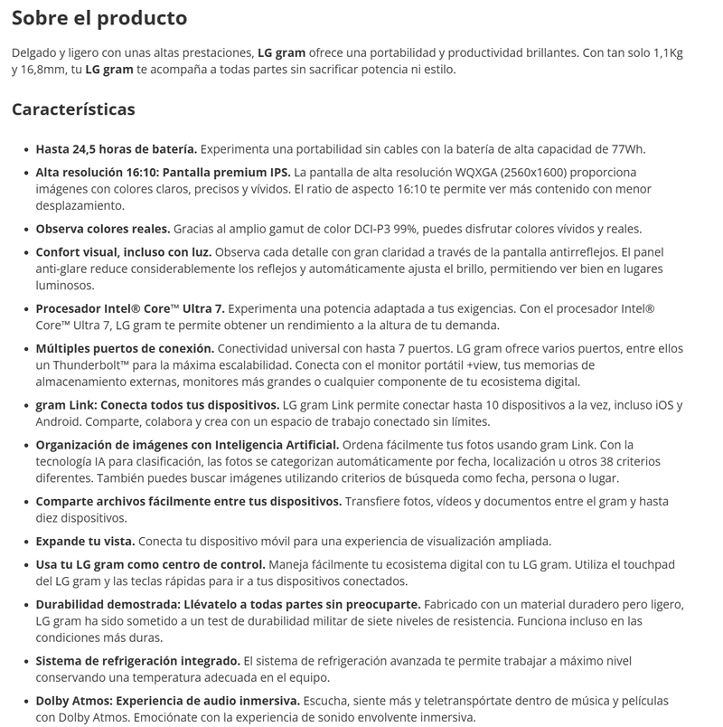 PORTATIL LG GRAM + MONITOR + DISCO DURO afbeelding 9