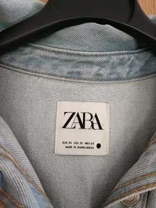 Sobrecamisa vaquera Zara mujer