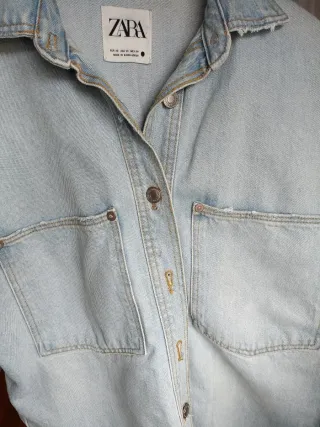Sobrecamisa vaquera Zara mujer