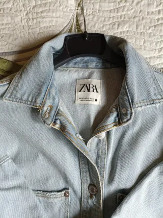 Sobrecamisa vaquera Zara mujer