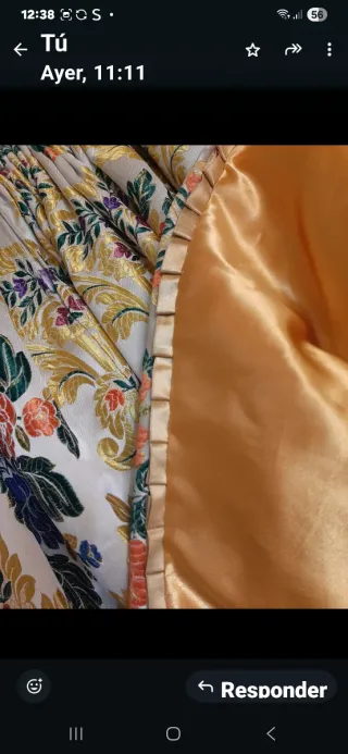 Falda fallera niña multicolor