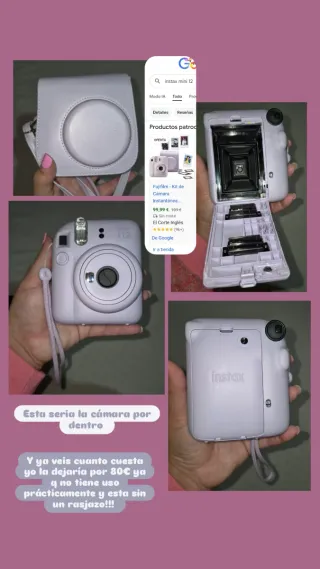 Cámara Fujifilm Instax Mini 12 Lila