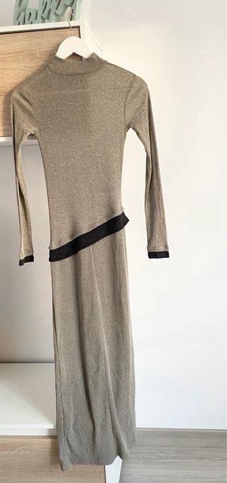 Vestido largo Zara efecto doble