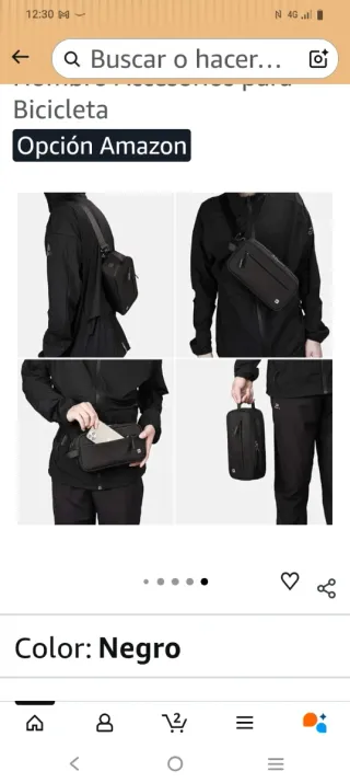 Bolsa Manillar Bicicleta Negra