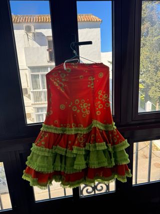 Vestido de flamenca niña 8 años