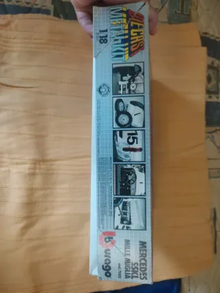 Maqueta Burago Mercedes SSKL Mille Miglia 1:18