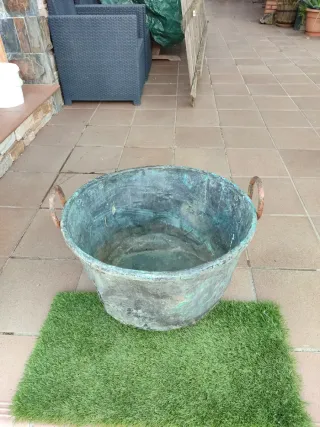 Caldero Cobre Antiguo 55cm