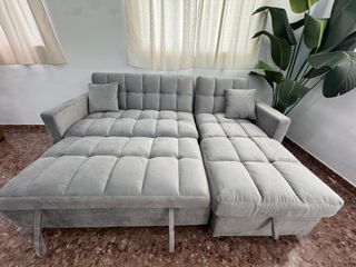 CHOLLO ! Nuevo sofa cama chaiselongue con arcon