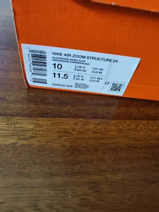 Nike Air Zoom Structure 24 Talla 44 Nuevas