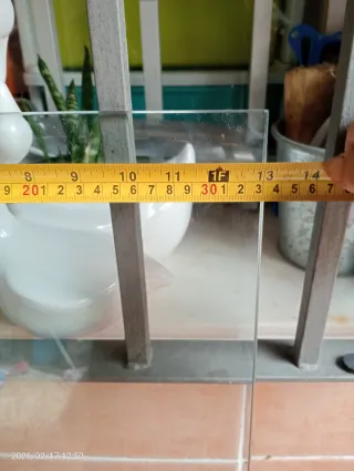 Baldas de cristal 33x64