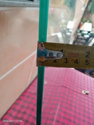 Baldas de cristal 33x64