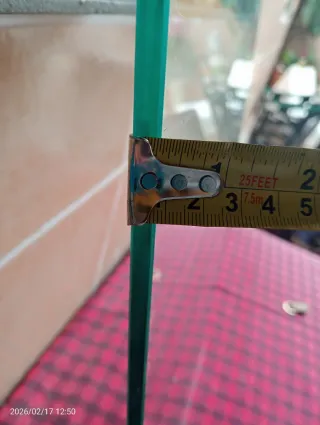 Baldas de cristal 33x64