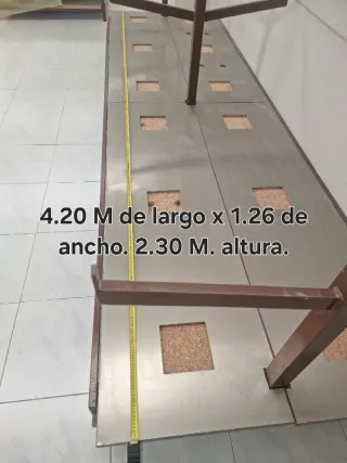 Scaffalatura per la conservazione di profili, tubi