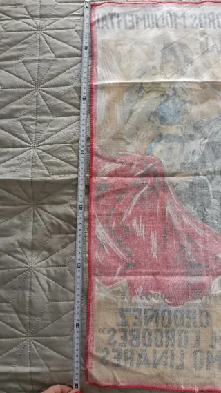 Estandarte Cartel Taurino Tela Años 60