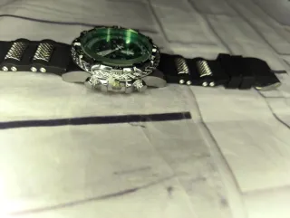 Reloj MSK Verde y Plateado