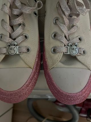 Converse Mickey Edición Limitada Blancas Rosas.