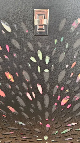 Bolso Mochila Desigual Negro Multicolor