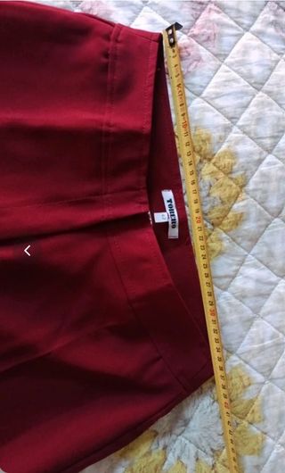 Traje de chaqueta y pantalón burdeos