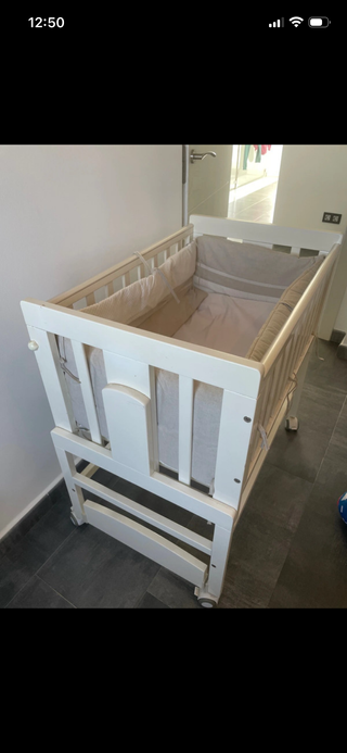 Minicuna blanca seminueva