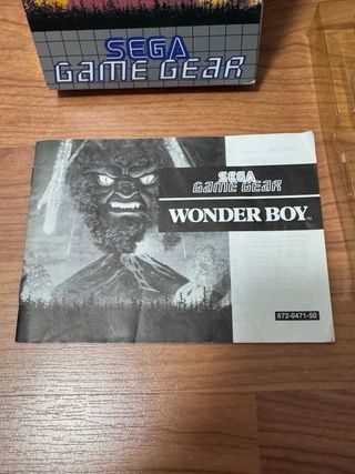 Wonder Boy Game Gear Sega