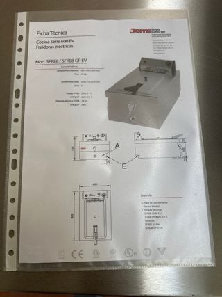 FREIDORA ELECTRICA ALTO RENDIMIENTO OPORTUNIDAD !!