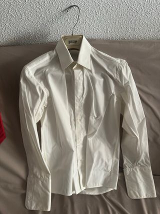 Traje Comunión Niño Blanco y Rojo