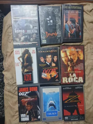 Lote 9 Películas VHS Clásicas