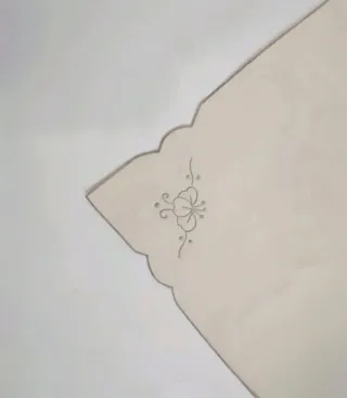 Tovagliette lino ricamate a mano